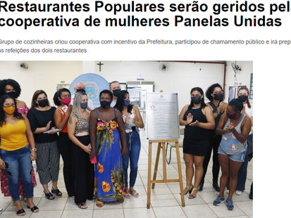 Outra Economia Acontece e inova também na gestão de equipamentos públicos!!