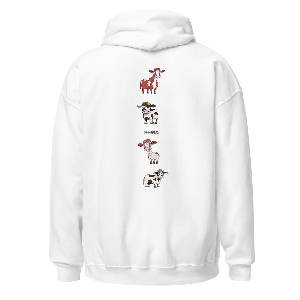 Thumbnail: In a Field with the Cows Hoodie