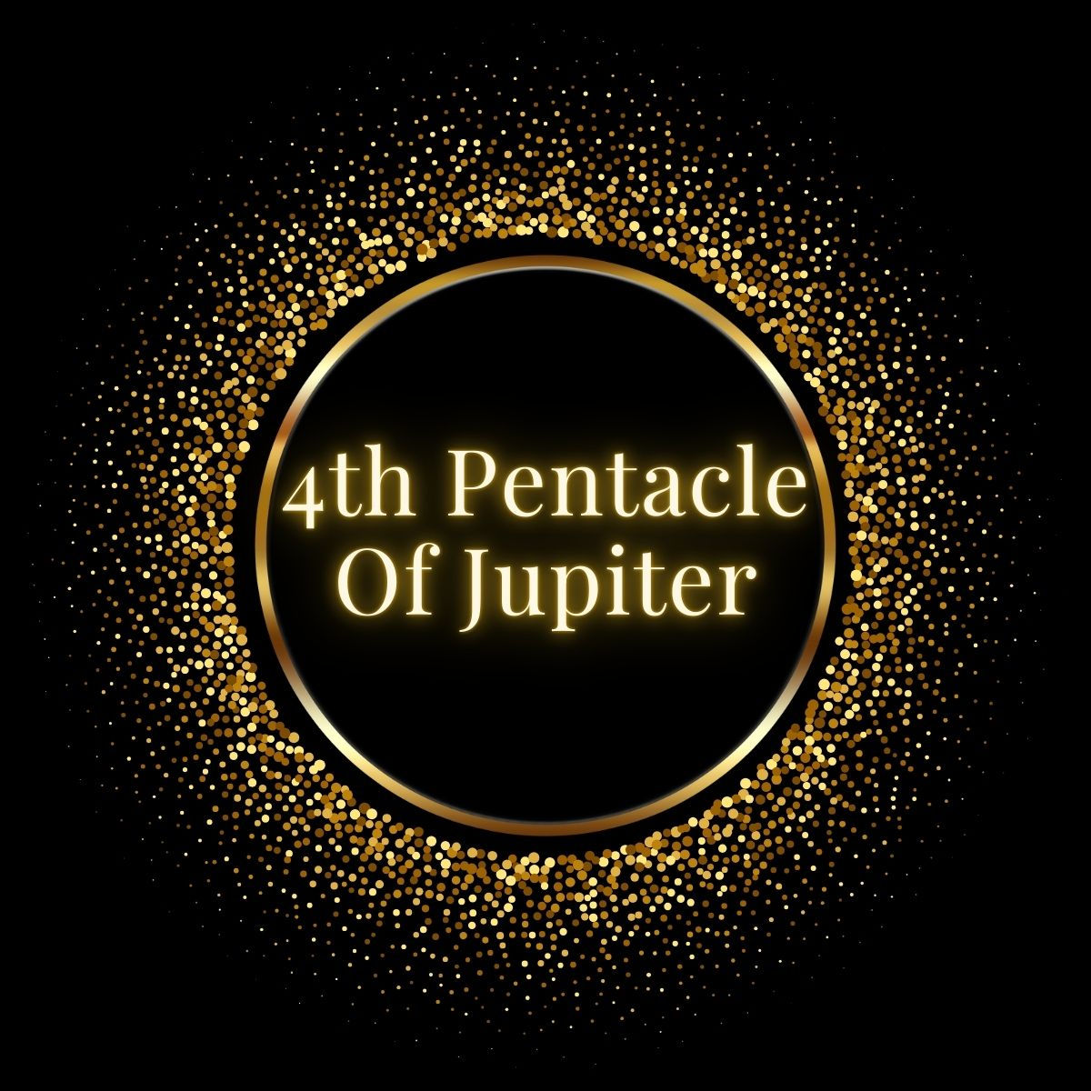 4th Pentacle of Jupiter Candle for income and recognition.
