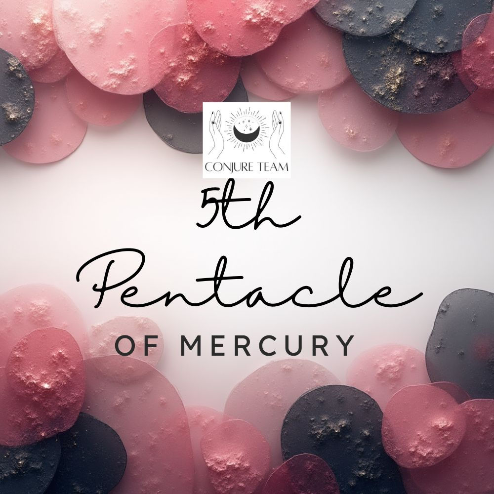 5th Pentacle of Mercury Candle for exposing deception and manipulation.