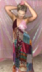 Thumbnail: Marie Helen Patchwork Multi Maxi