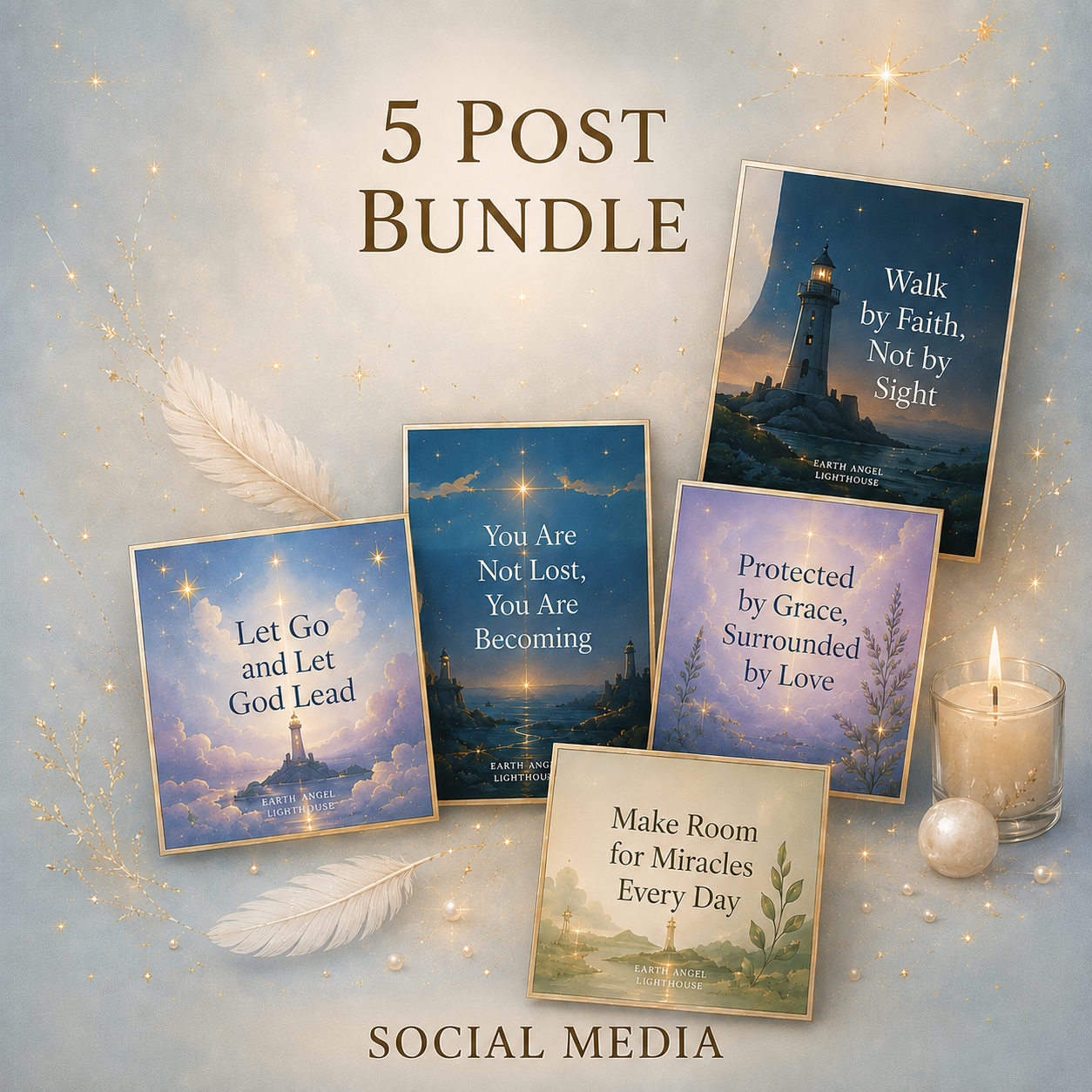 5 Post Social Media Design Bundle