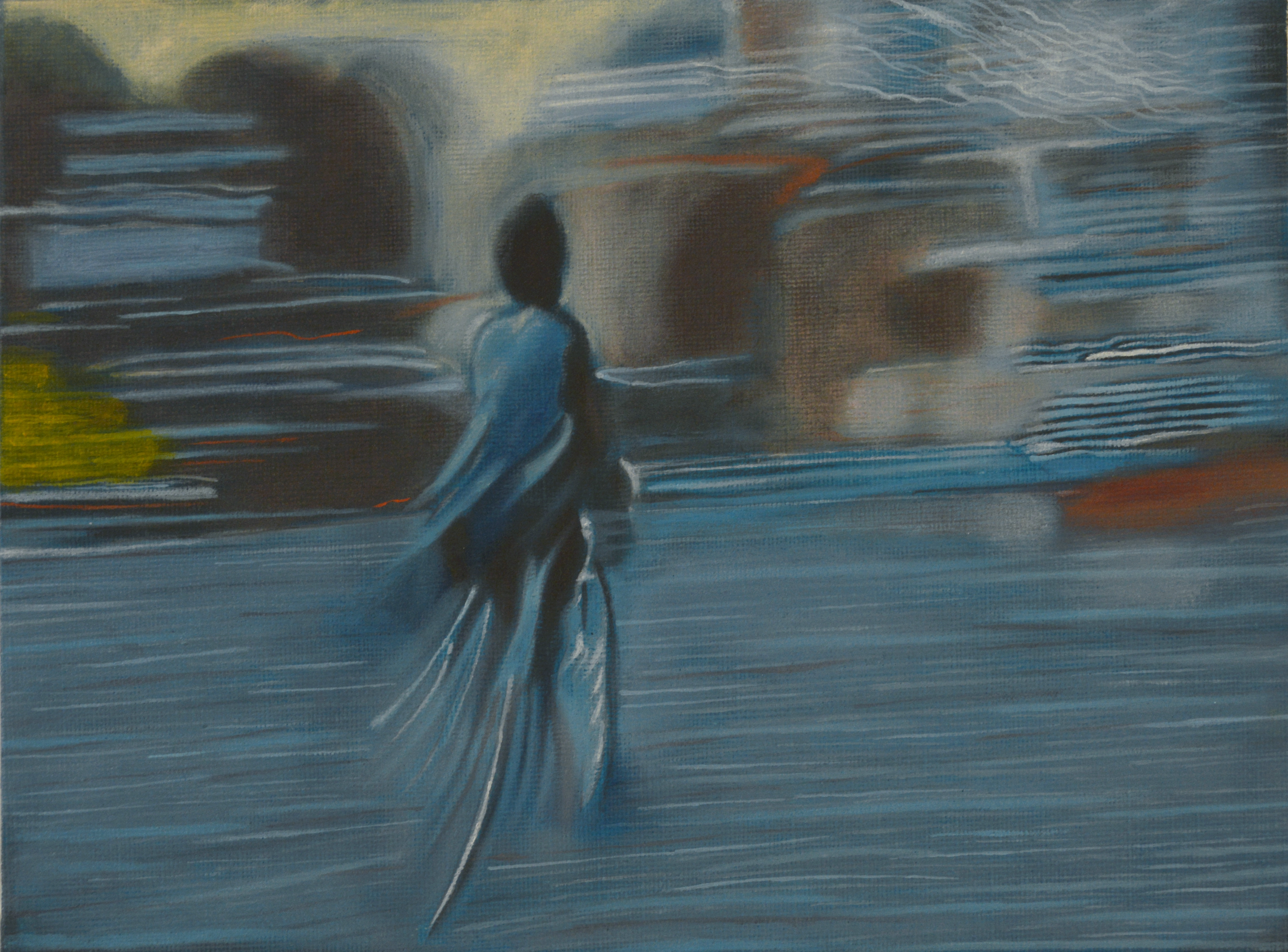 Into the blur, 18x24cm