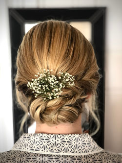 twisted boho wedding hairstyle