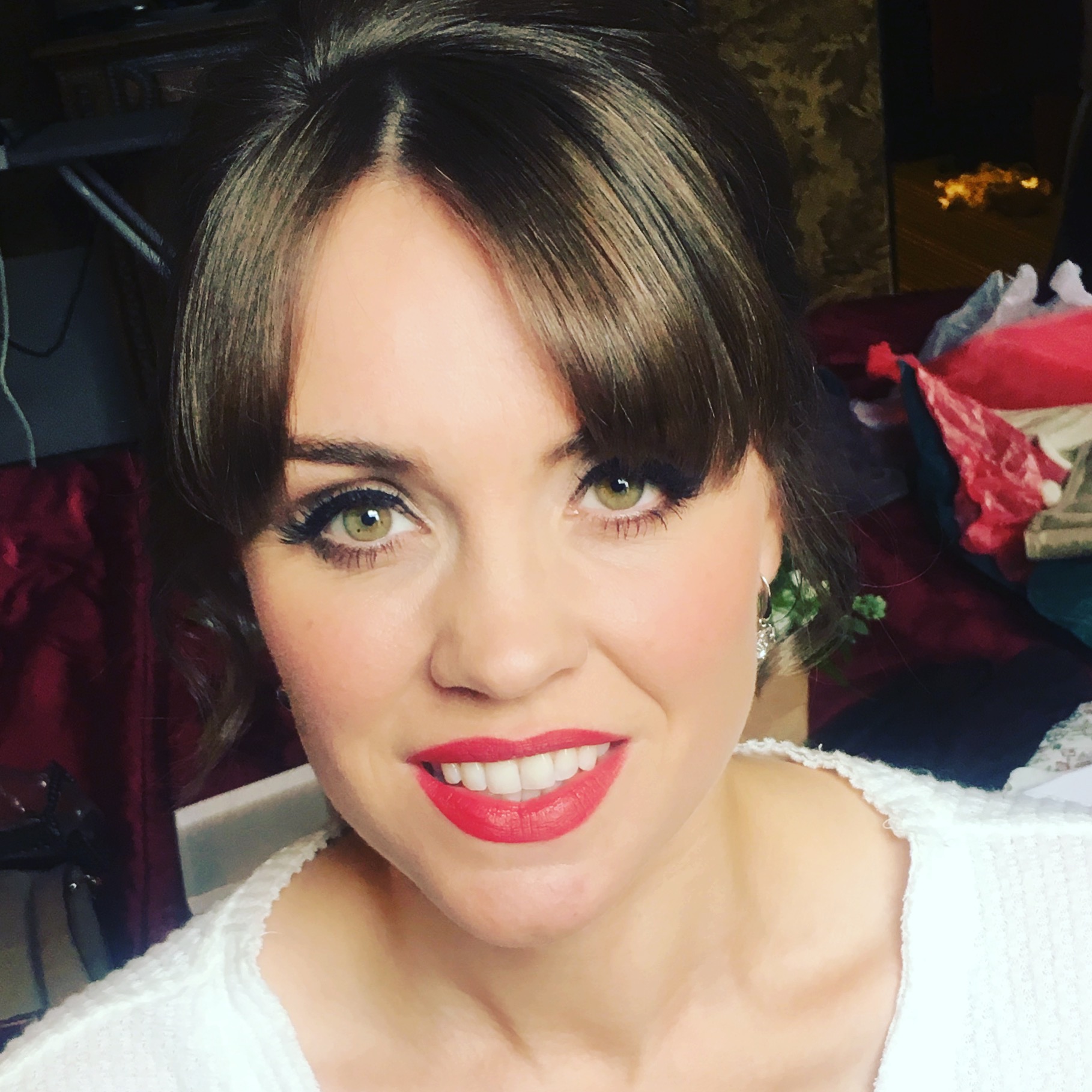 Red Lips Edinburgh Wedding Hair & Makeup