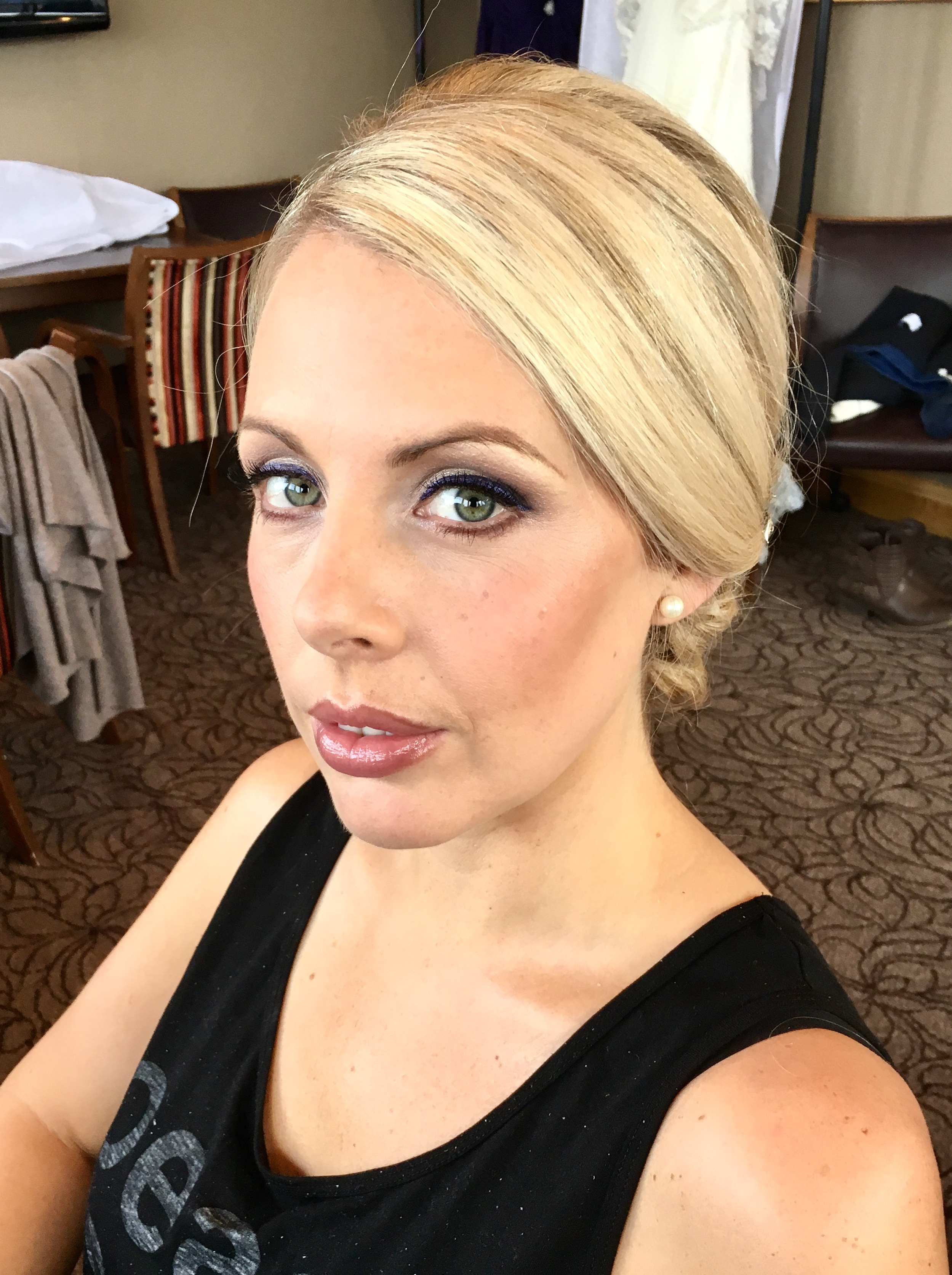Bridal blonde hair & makeup edinburgh