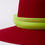 Thumbnail: Felt Hat MONT CERVIN red with yellow crinoline