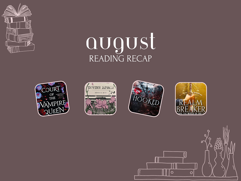 Reading Recap: August