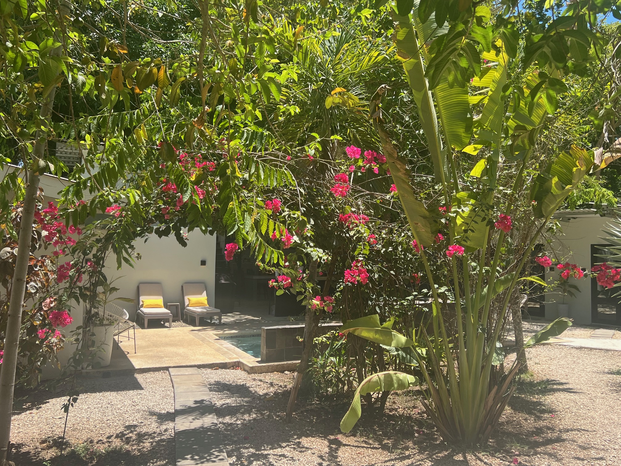Garden patio