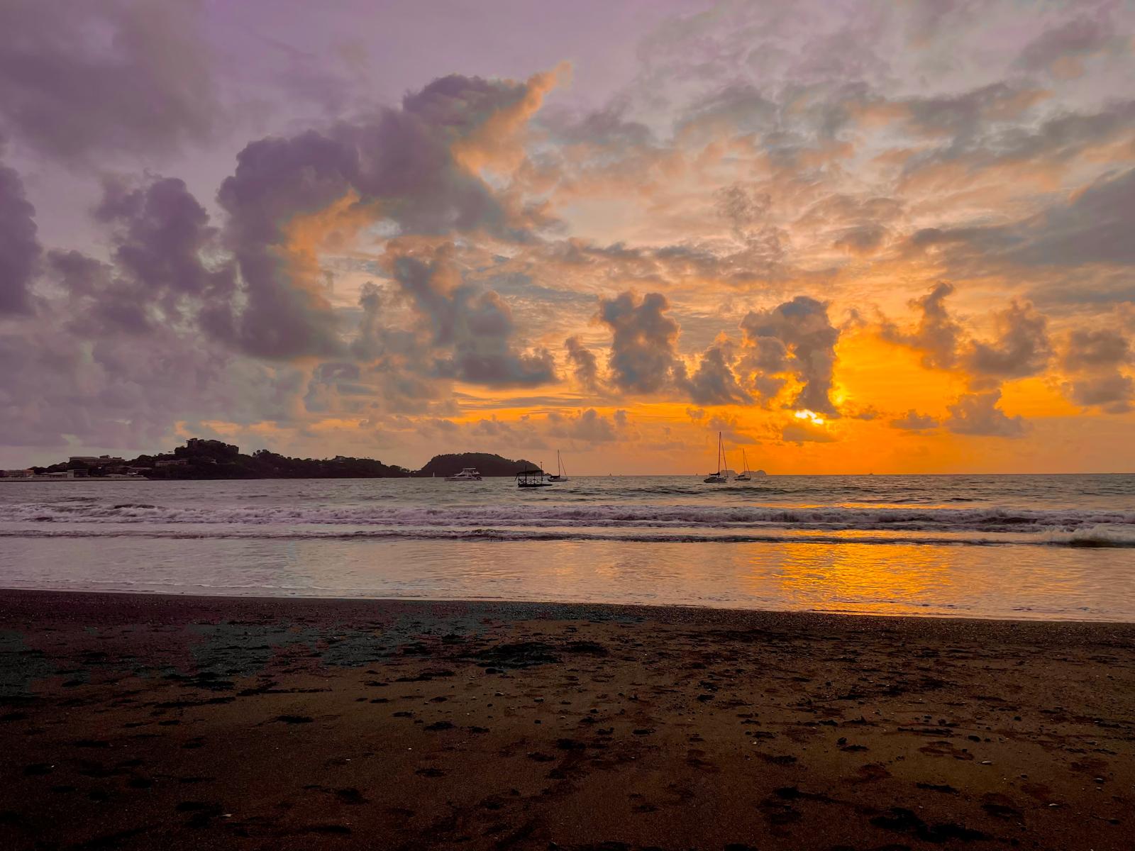 Sunset over Playa Potrero