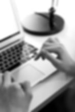 Typing on a Laptop