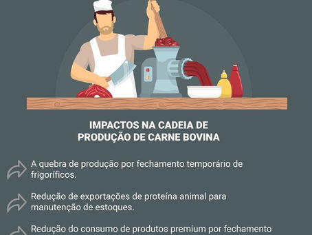 Crise global vai aumentar preocupação com risco alimentar e manter preço do boi