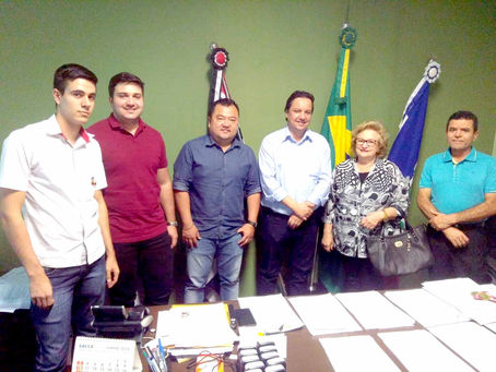 Prefeito de Monte Aprazível recebe empresária dona do Supermercado Ivone