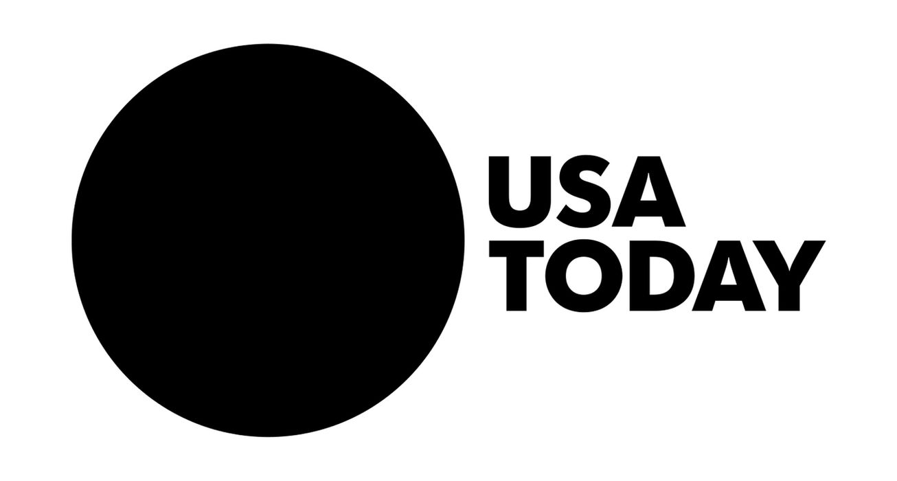 USA TODAY official media brand logo featuring the classic black circle and clean typography, highlighting major national press coverage for Lachandra B. Baker.