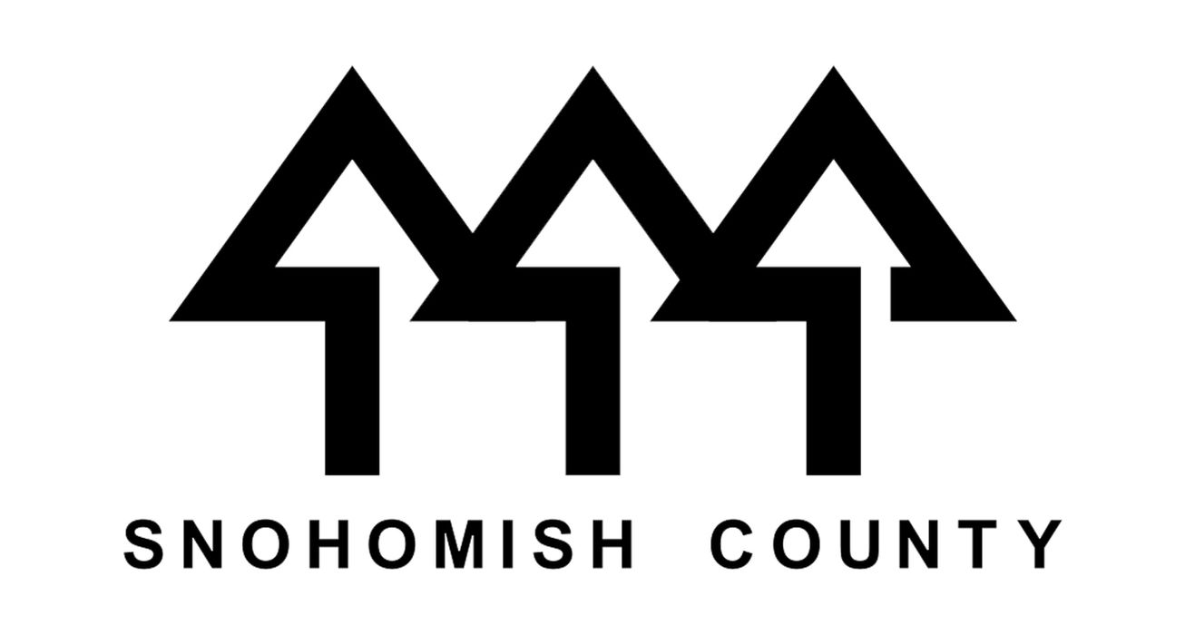 Snohomish County government official logo with three trees, a civic municipality client of consultant Lachandra B. Baker.