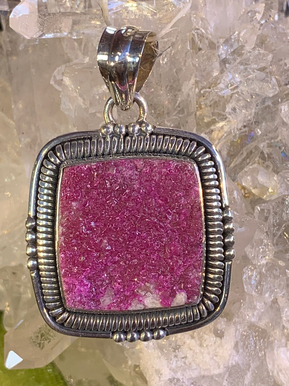 サムネイル： コバルトカルサイトペンダント　シルバー925