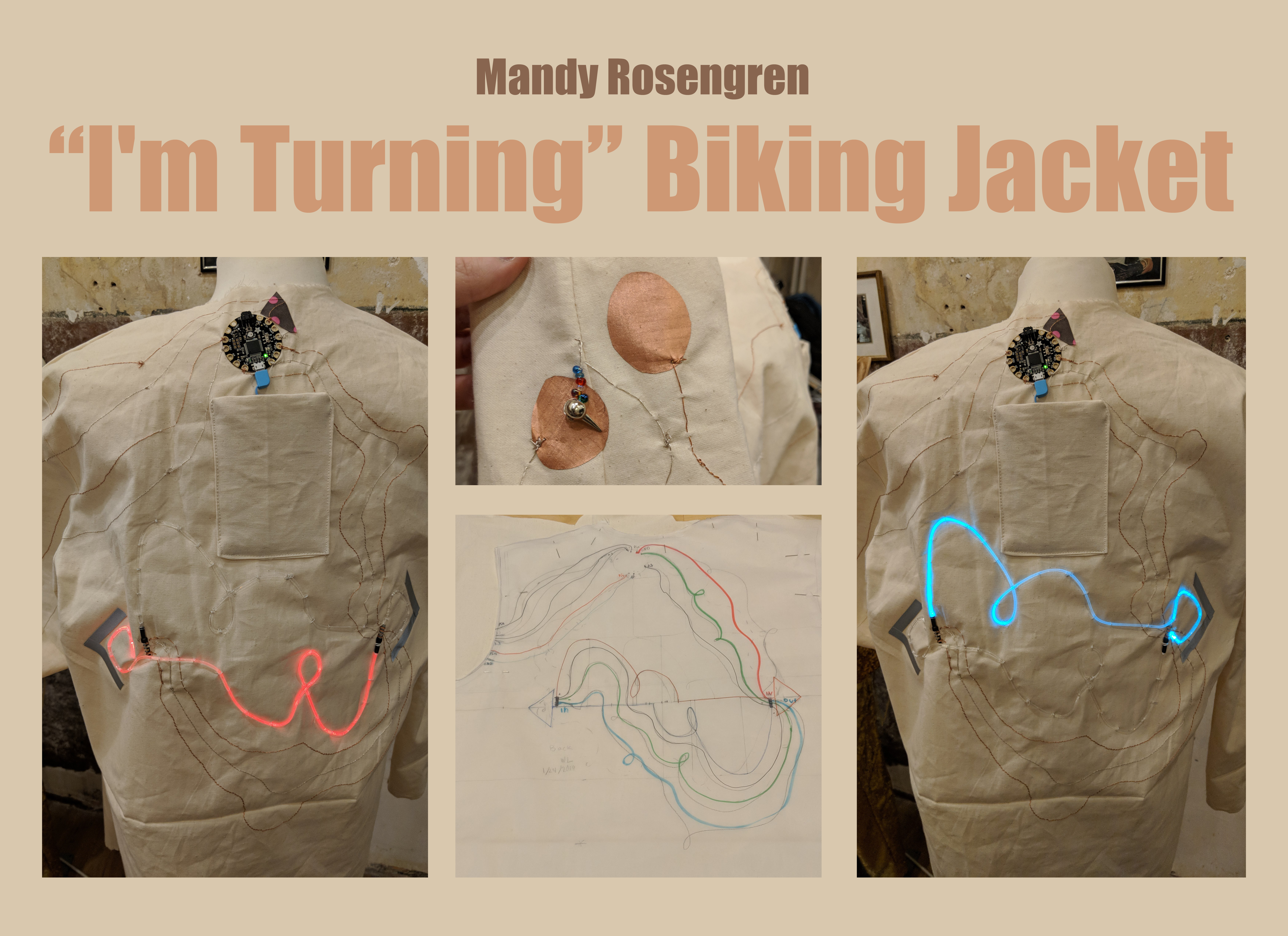 "I'm Turning" Biking Jacket