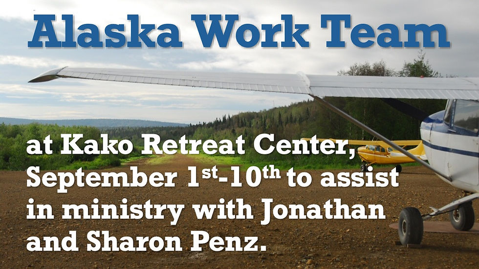 Alaska Missions Trip
