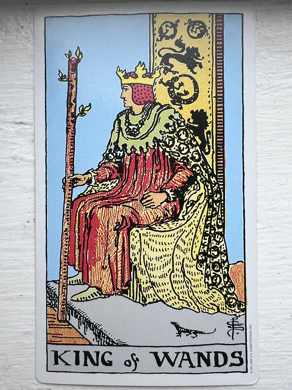 King of Wands upright