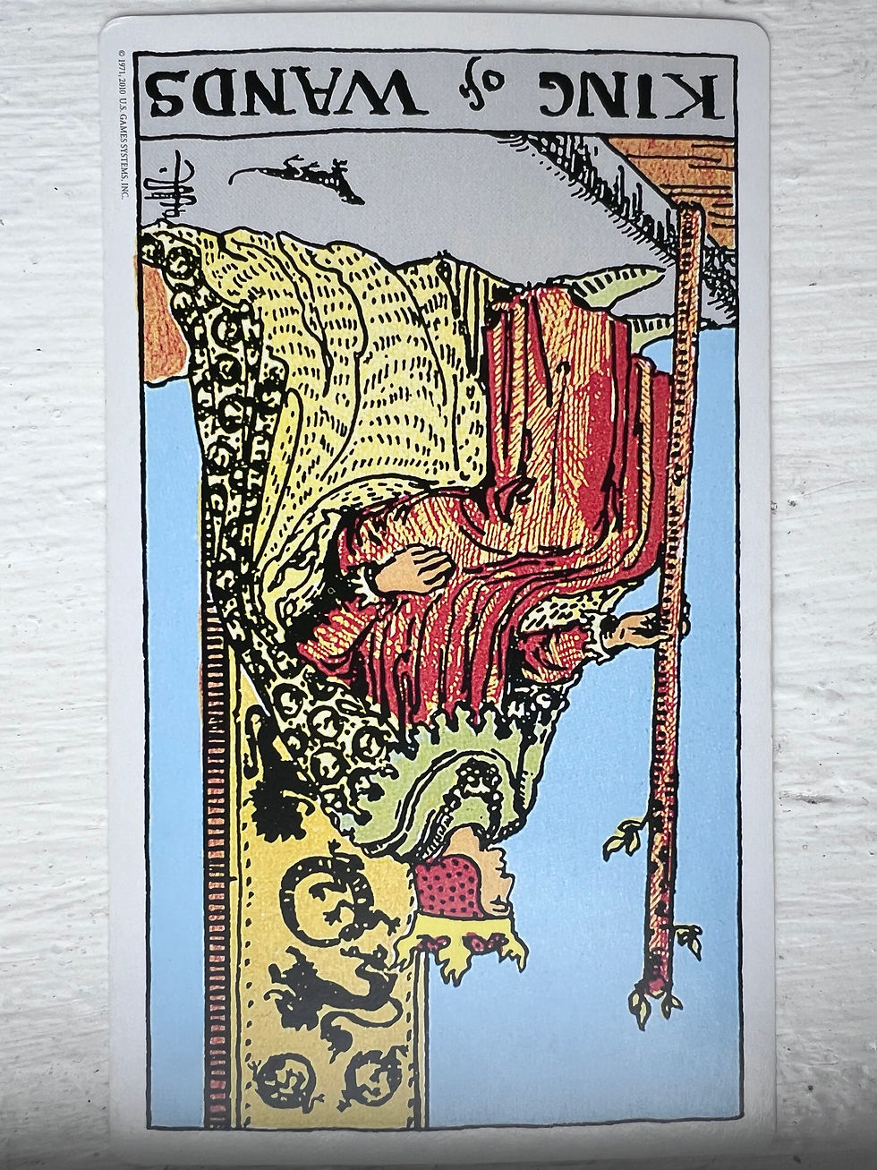 King of Wands reversed