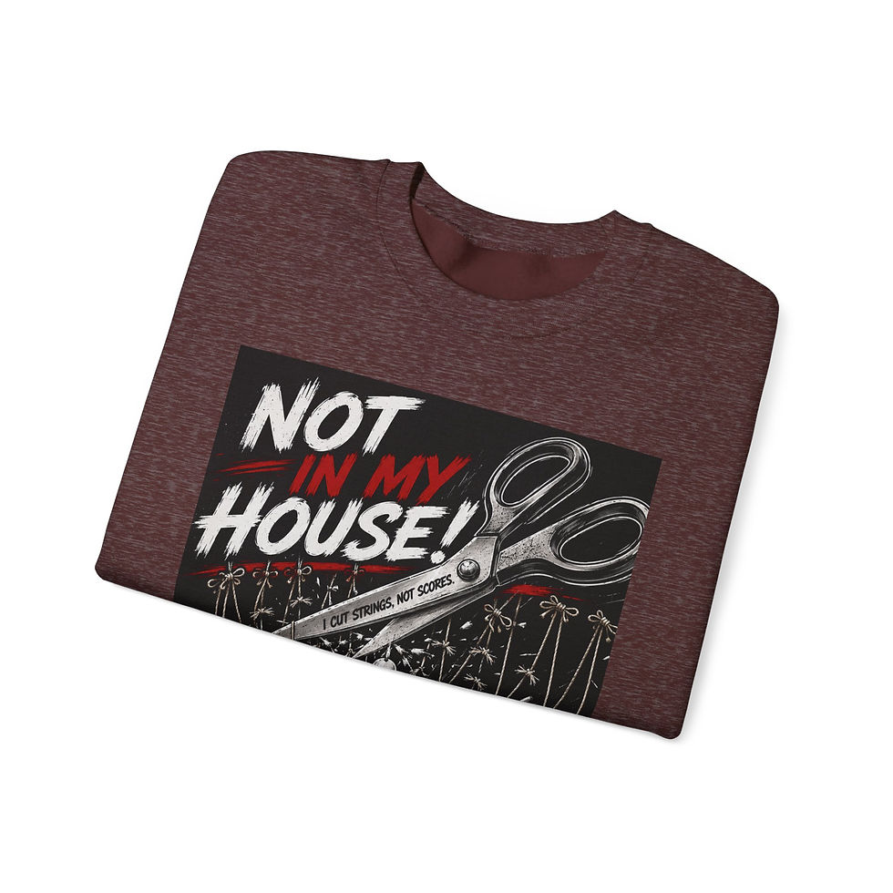 Thumbnail: Not In My House  Unisex Heavy Blend™ Crewneck Sweatshirt