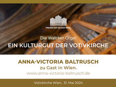 ORGELKLANG 2024 | ANNA-VICTORIA BALTRUSCH | Zu Gast in Wien | 4k