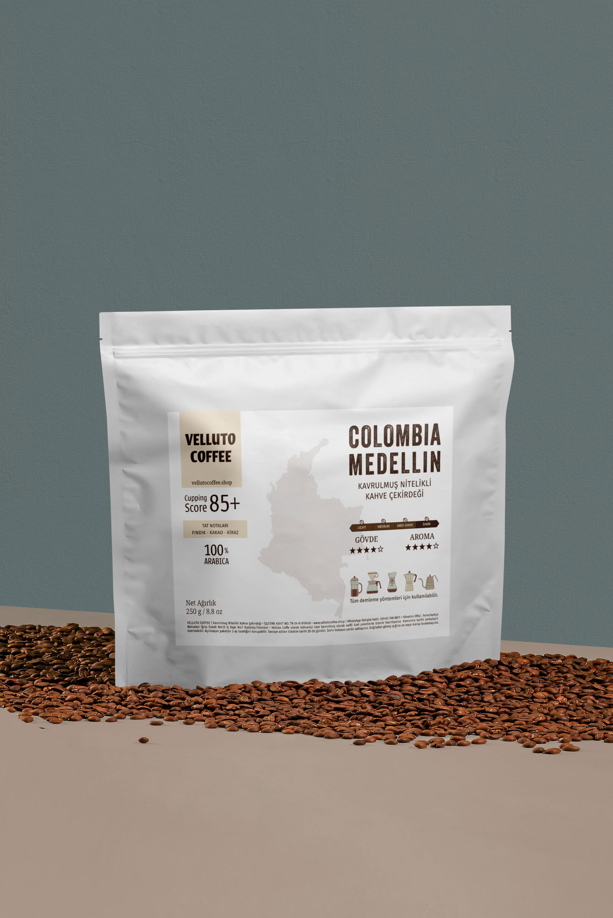 Kolombiya Medelin Filtre Kahve (250 gr)