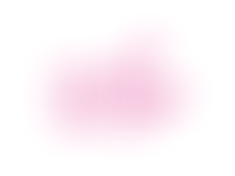 Pink outline of an open hand with three descending circles above it.