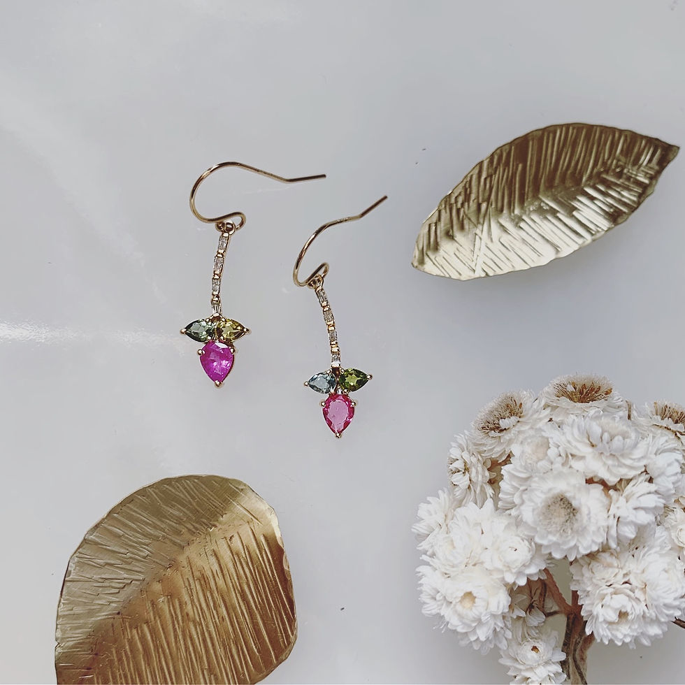 Thumbnail: WATERLILY Earrings - Pink