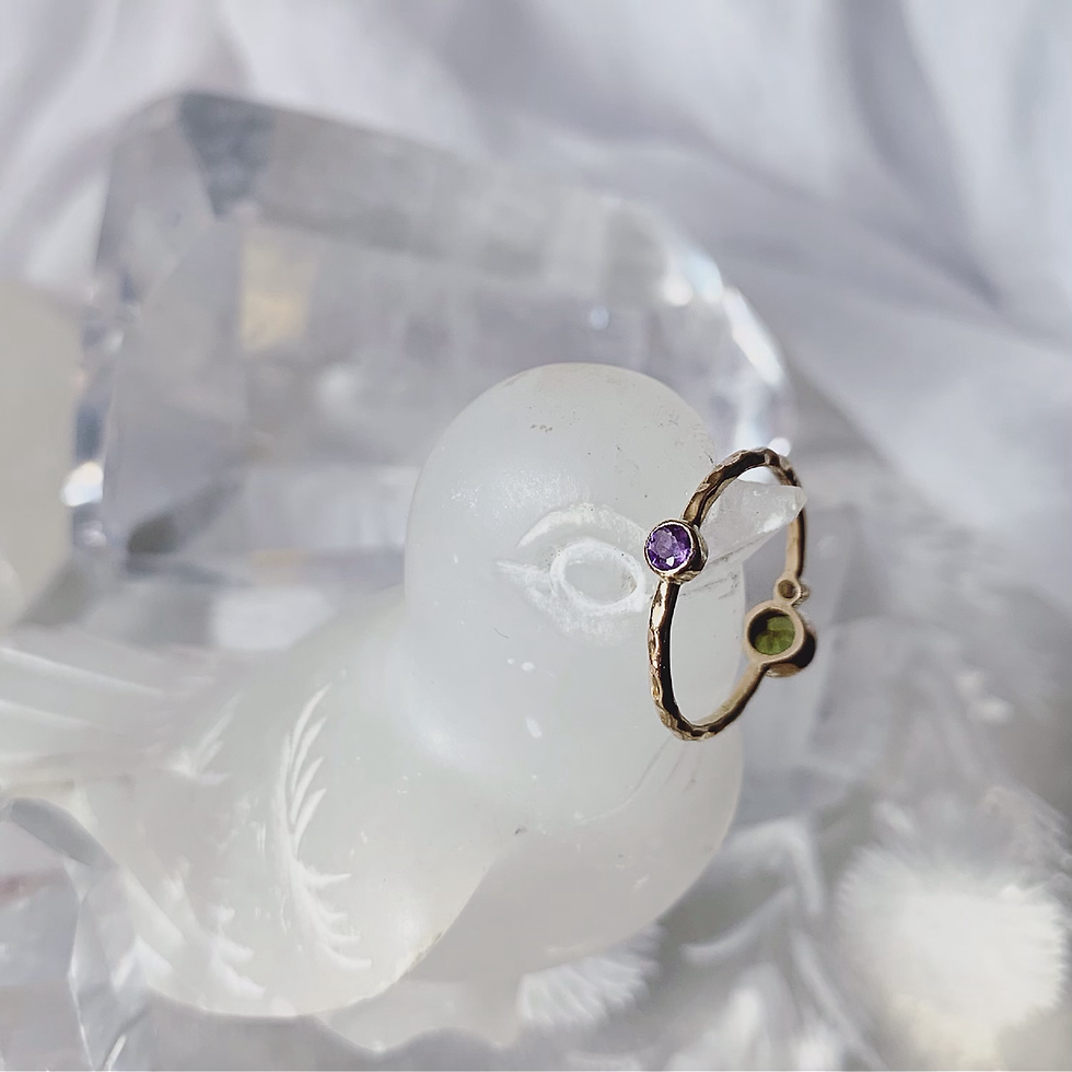 Thumbnail: You & Me Ring - Green