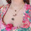 Thumbnail: MUSKA Necklace - Pink Rose