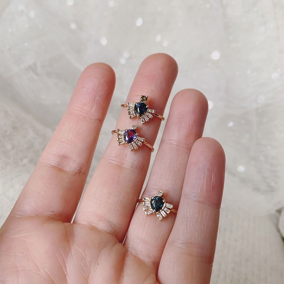 Thumbnail: ROYAL BEETLE Ring - BLUE SAPPHIRE