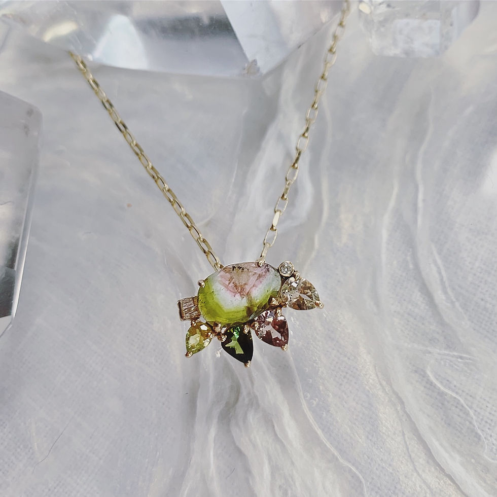 Thumbnail: BOTANY Necklace - Watermelon Dream