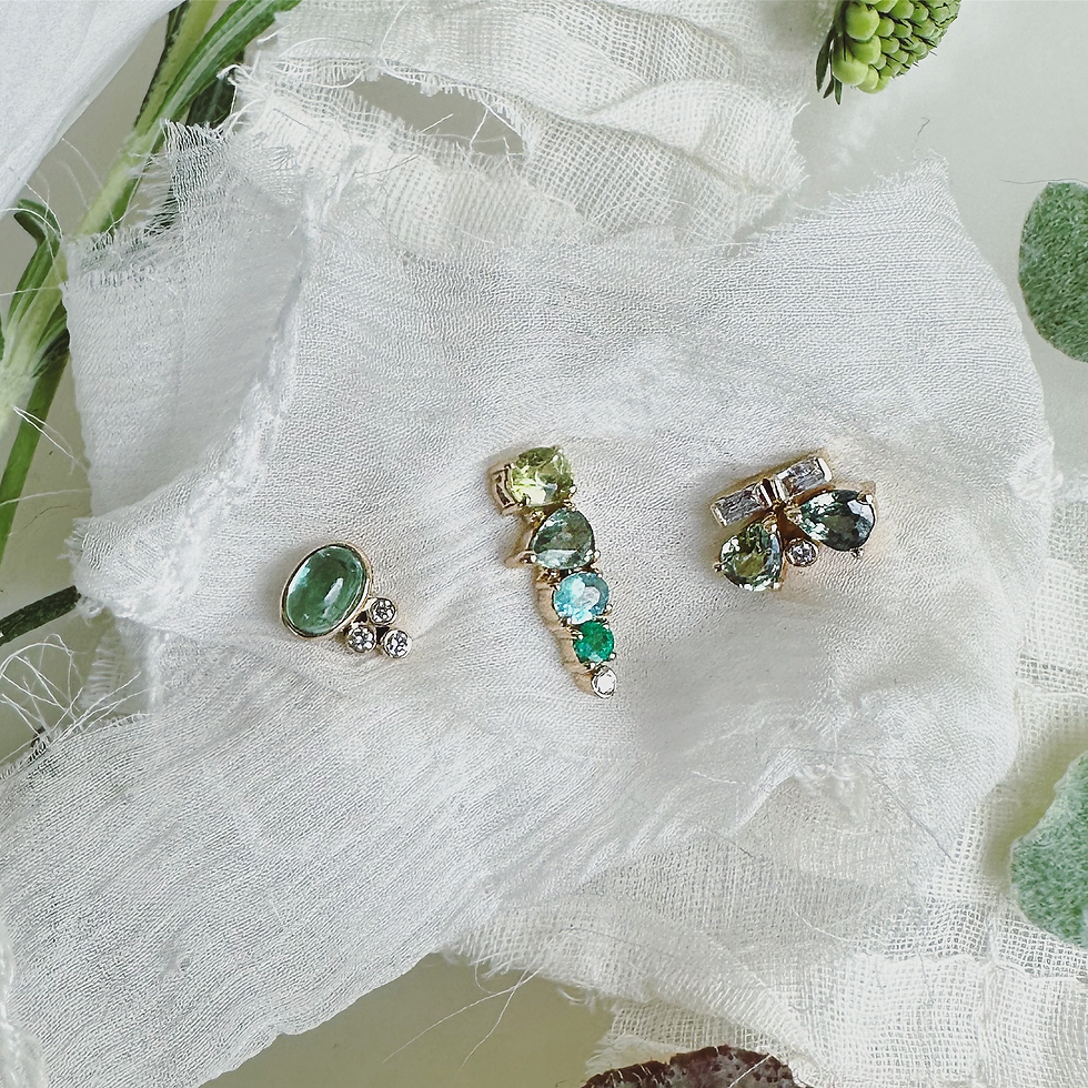 Thumbnail: FENNEL Stud Earring  - SINGLE