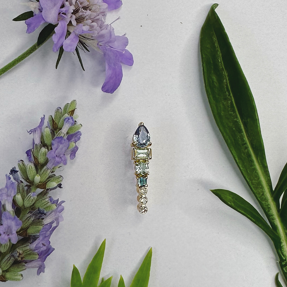Thumbnail: AGASTACHIE Stud Earrings