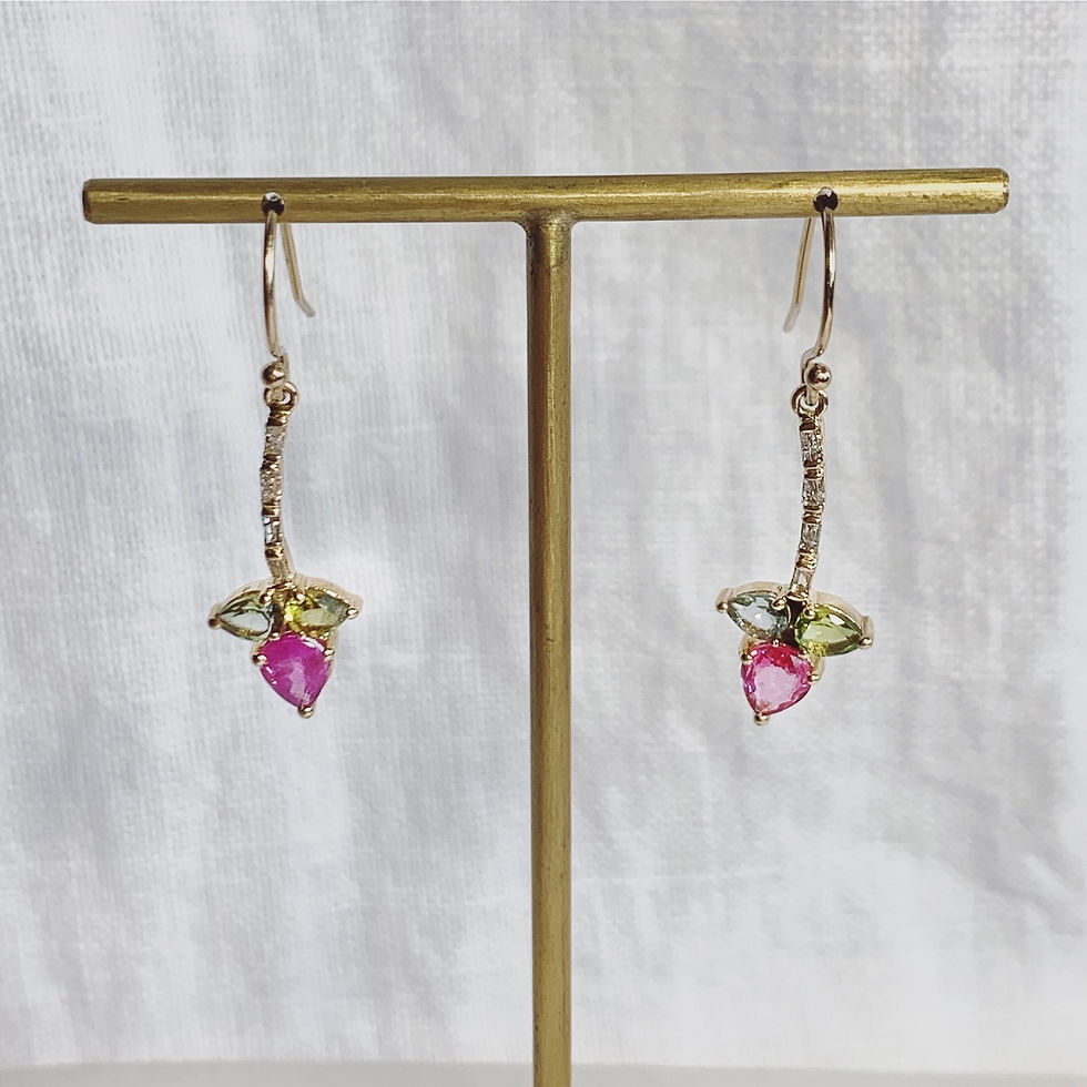 Thumbnail: WATERLILY Earrings - Pink