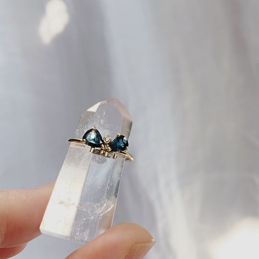 Thumbnail: BUTTERFLY Ring - GREEN