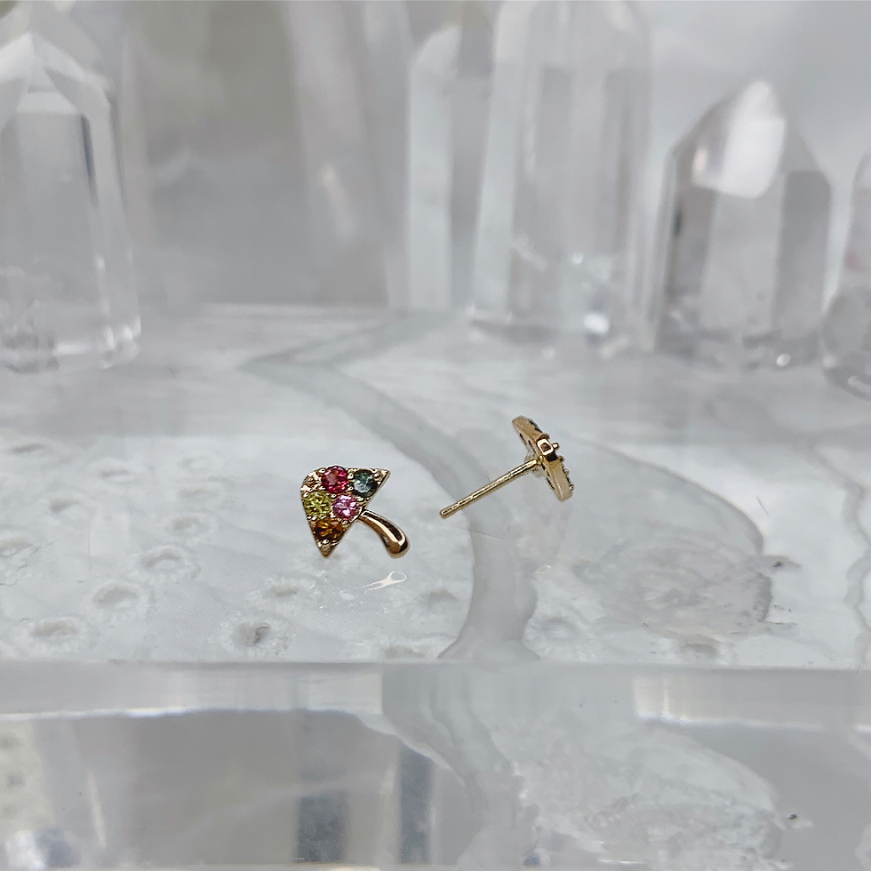 Thumbnail: EARTHY SHROOMS Stud Earrings - reserved