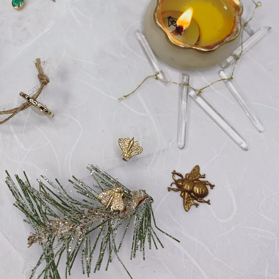 Thumbnail: NIGHT MOTH Stud Earrings