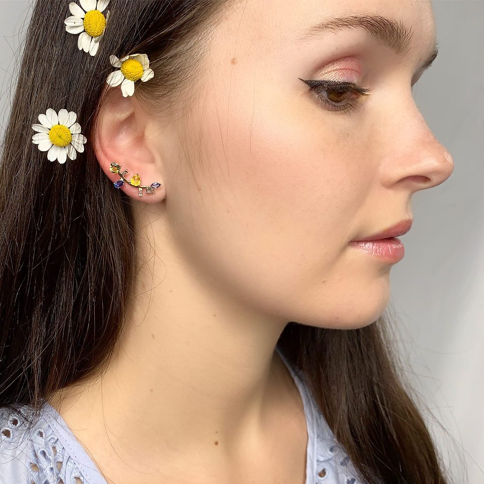 Thumbnail: AGERATUM Stud Earrings