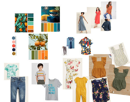 fall color palettes, women's fall outfit ideas, baby girl's fall rompers for family pictures, girl's rompers for fall family photos, boys' outfits for fall family pictures, men's shirts for fall family photos