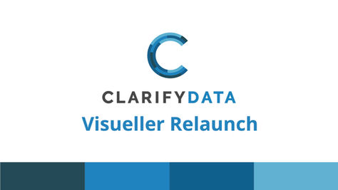 Clean, Clever, clarifydata. Unsere neue Optik für eine klarere Zukunft.