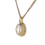 Thumbnail: Julia Moissanite Necklace Gold (S)