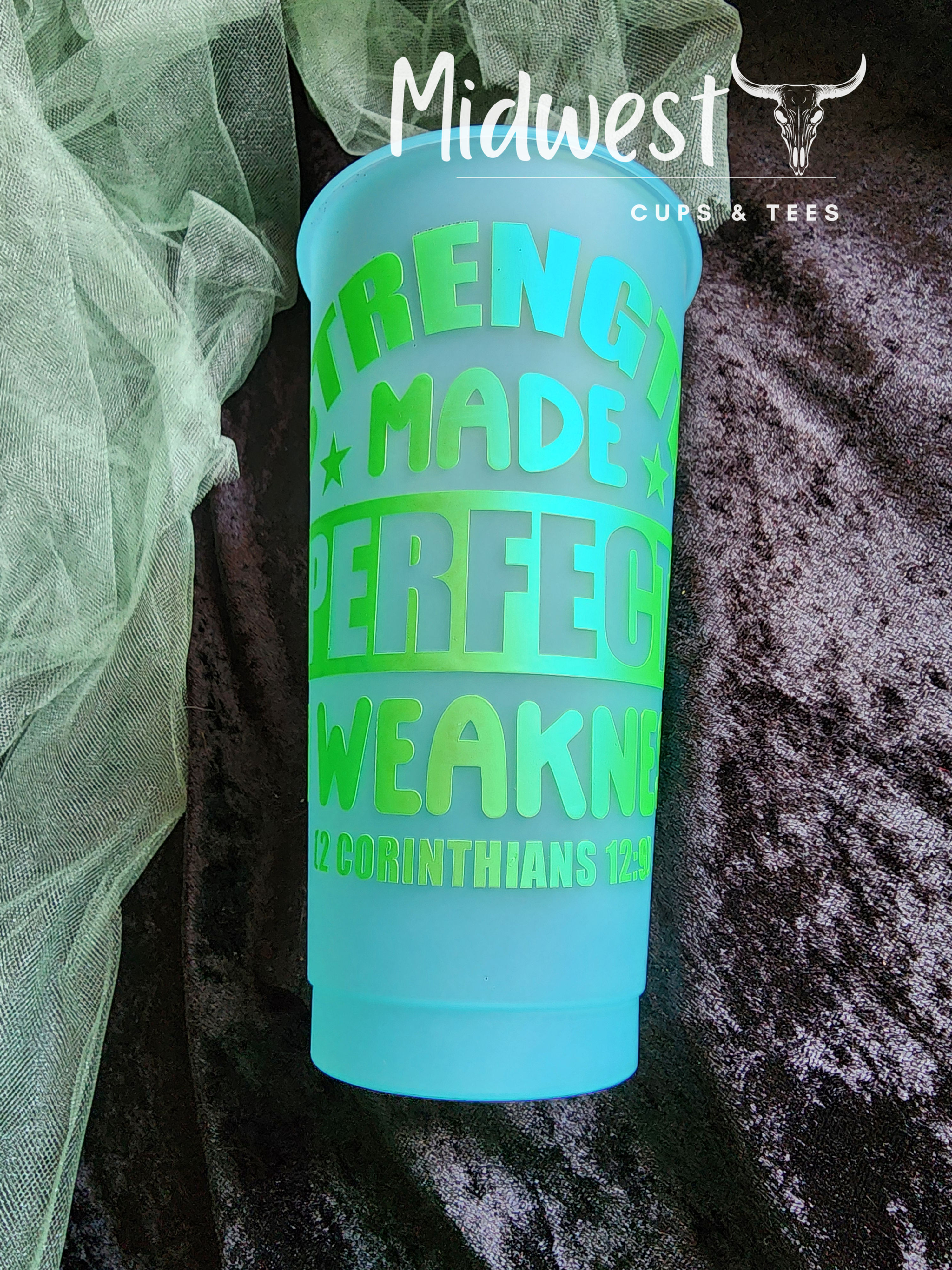 Weakness 24 oz Reusable Cup
