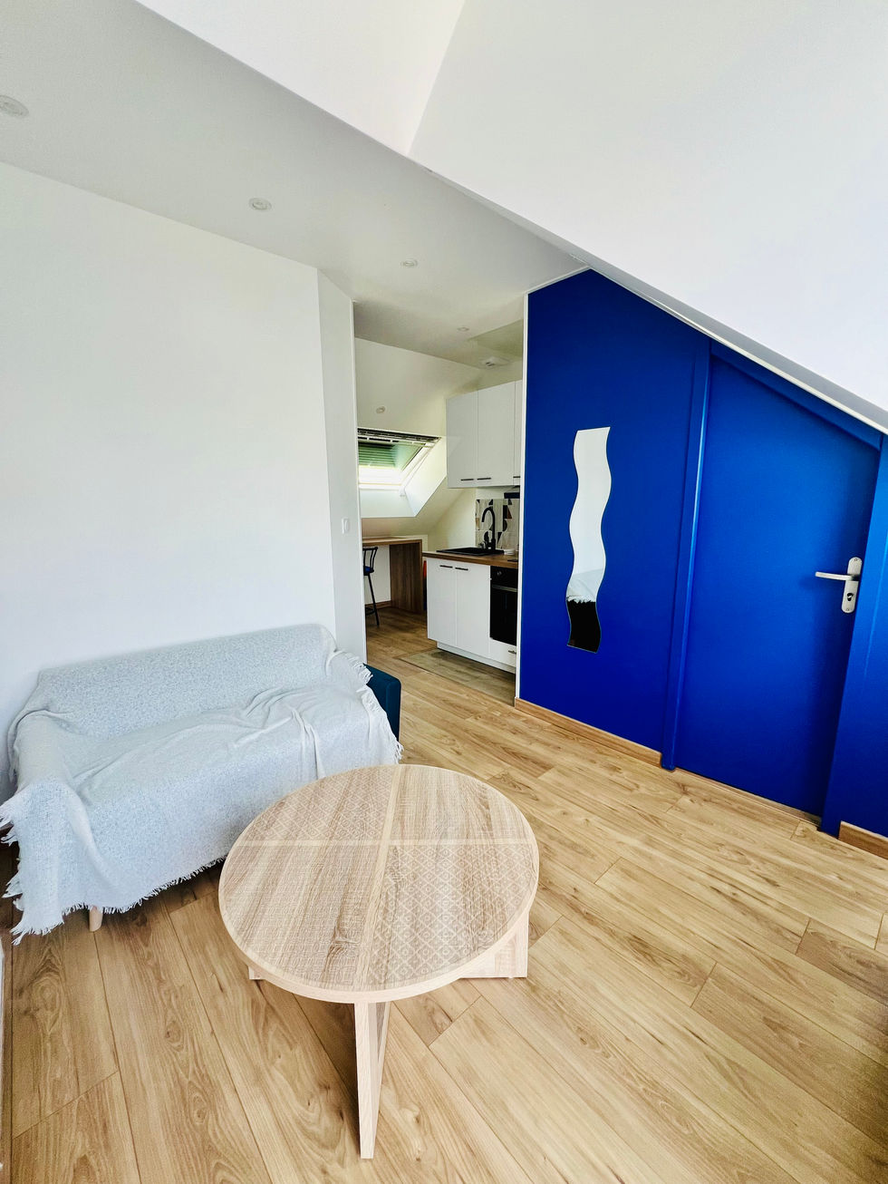 Aménagement et décoration d'un appartement / studio étudiant sur Angers