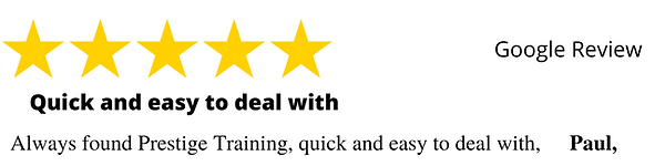 All 5 Star Reviews Prestige Training (3)