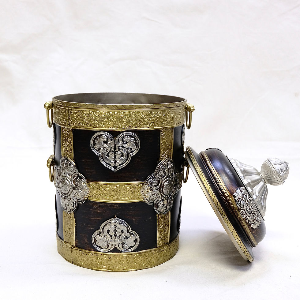 Thumbnail: Brown Decorative Storage Pot