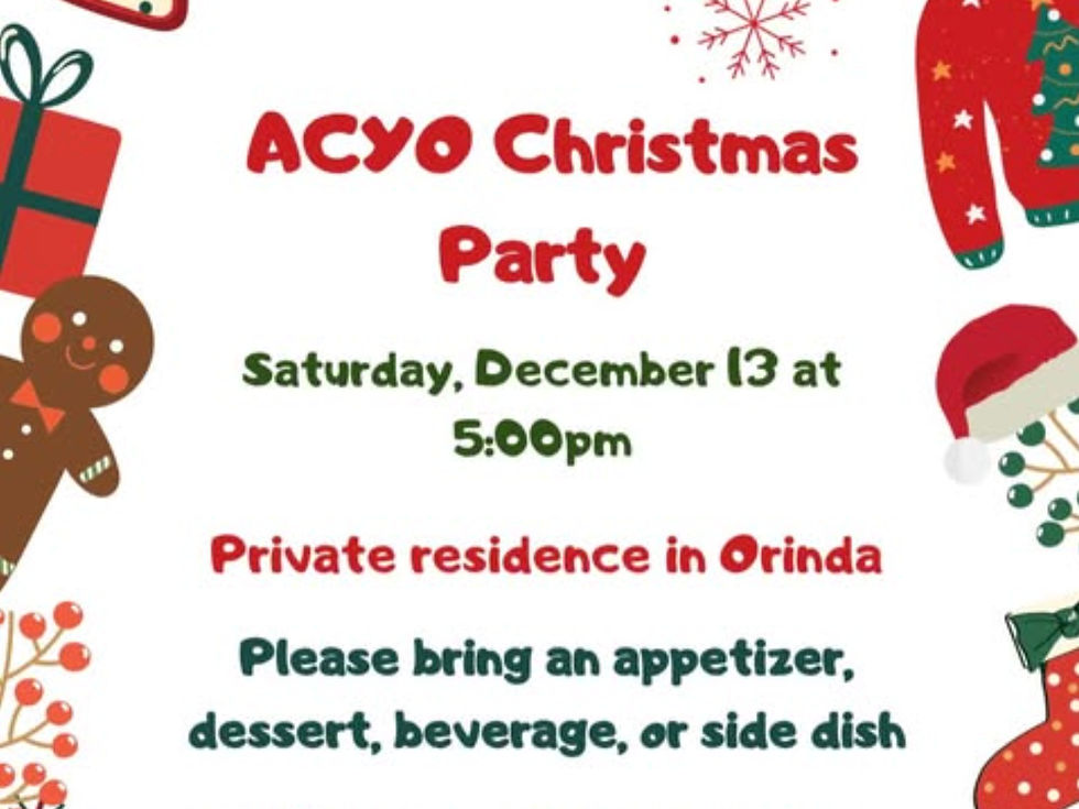 ACYO Christmas Party