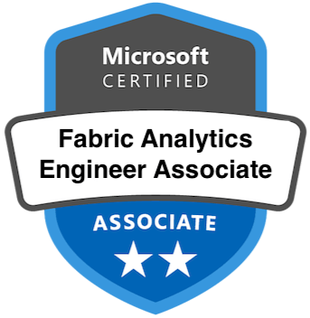 Microsoft Certified: Fabric Analytics Engineer Associate Badge