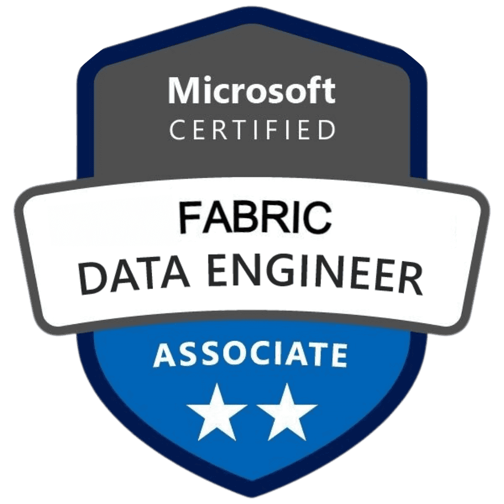 Microsoft Certified: Fabric Data Engineer Associate Badge